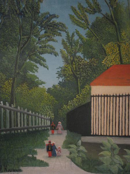 Henri Rousseau View of Montsouris Park By Henri Rousseau Norge oil painting art